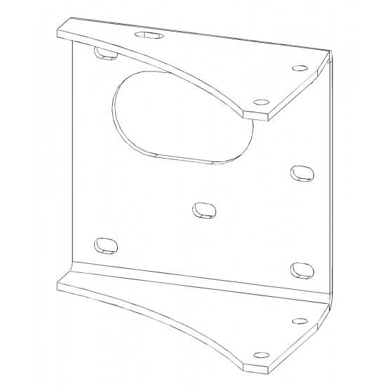 W0009774 - Bracket - Rear Crossmember Left Hand W0009774 - Bracket - Rear Crossmember Left Hand