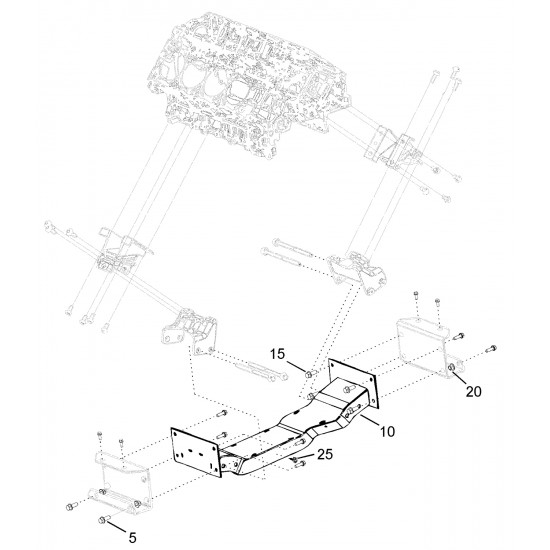 W8005827  -  Kit - Engine Crossmember Asm Replacement