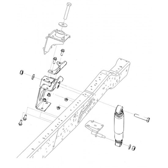 W8006043  -  Kit-upper Shock Bracket Replac Fr Diesel W/shock