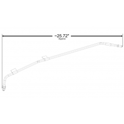 W0012746  -  Tube Asm - Fuel, Return, Tank Rear