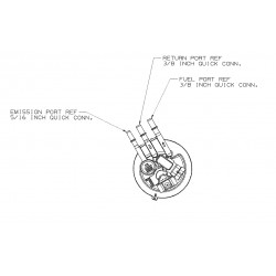 W8834185  -  Fuel Pump Module Assembly 04+ (Includes Seal & Sender Unit)