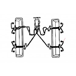 W8839860  -  Cylinder 6 Fuel Injection Feed Line (L57 - 6.5L Diesel Mechanical Injection)