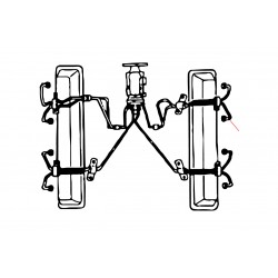 W8839868  -  Cylinder 4 Fuel Injection Feed Line (L57 - 6.5L Diesel Mechanical Injection)