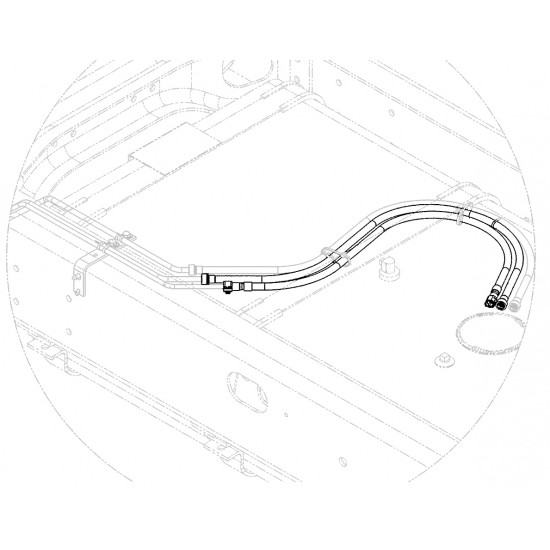 W0005111 - Hose Asm - Feed And Return W0005111 - Hose Asm - Feed And Return