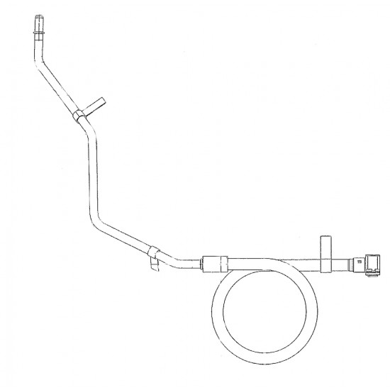 W0007623  -  Tube Asm - Evaporator Fr Ont- 3/8  Type H- Mult