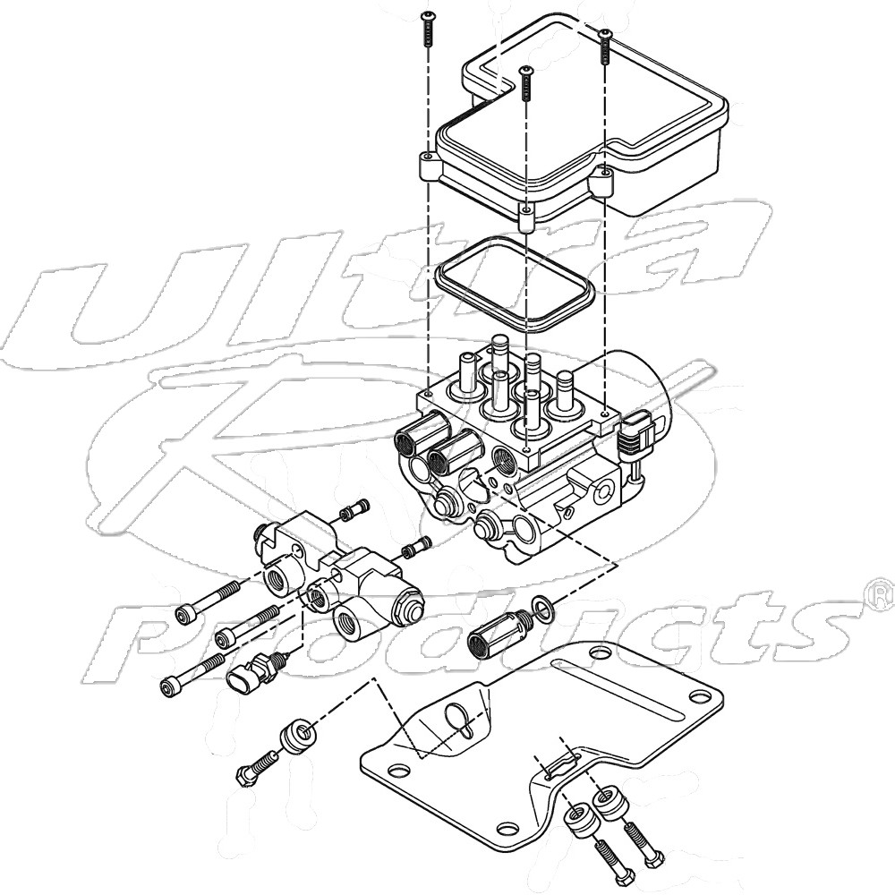 W8000548 NEW ABS Control Unit ABS, Combo Valve (With Bracket) (JF9