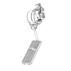 W0000931  -  Pedal Asm - Throttle (Electric Throttle Control)