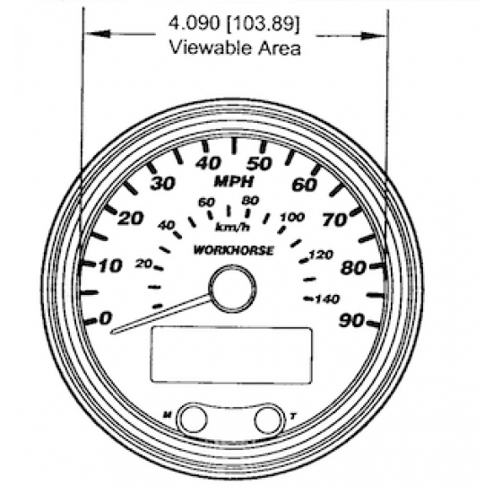 W0003504  -  Gauge- Speedometer  