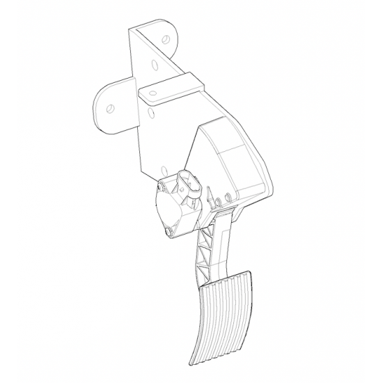 W8007140  -  Pedal Asm - Accelerator W/ Bracket (pre My2010)