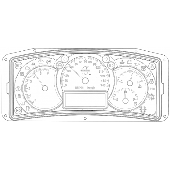 W0013880  -  Cluster - Instrument Panel