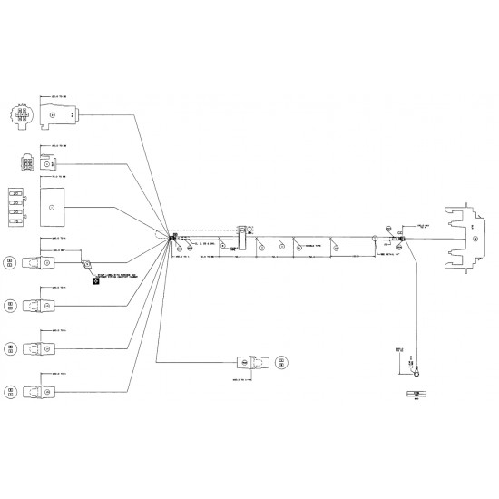 W0002231  -  Wiring Asm-driveaway I/p 