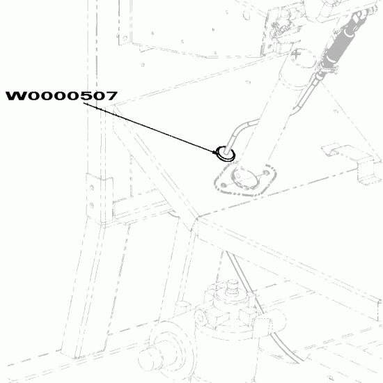 W0000507 - Floor Grommet For Shift Cable #w0000261