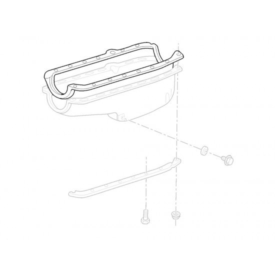 W8839800  -  Oil Pan Gasket W8839800  -  Oil Pan Gasket