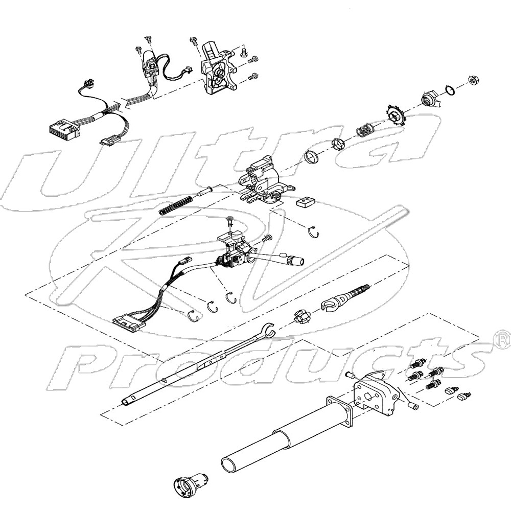 26131562  -  Column Asm - Steering (No Cruise Control or Ignition or Gearshift)