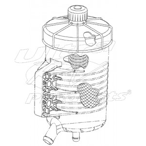 3586674C92  -  Reservoir Asm - Power Steering Filter (1.5 Quart)
