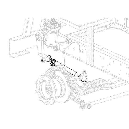 UTW449DL - Workhorse W-Series Steering Drag Link (Replaces W0000449) UTW449DL - Workhorse W-Series Steering Drag Link (Replaces W0000449)