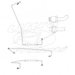 W0000956  -  Hose Asm - Pump to Booster Inlet 