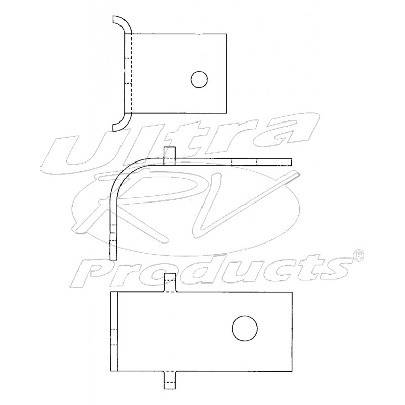 W0002738 Bracket Power Brake Booster Outlet Hose Workhorse Parts