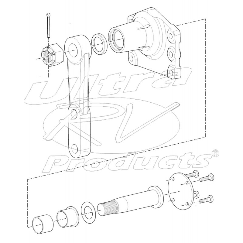 W0005653 Arm Asm Steering Linkage Idler Workhorse Parts