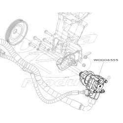 W0006555 - Pump Asm - Power Steering (4.22 Gallons Per Minute)