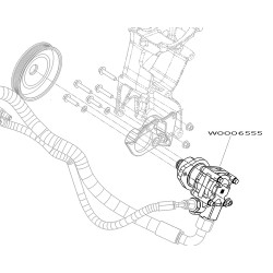 W0006555 - Pump Asm - Power Steering (4.22 Gallons Per Minute)