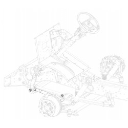 W0013519  -  Rod Asm - Steering Linkage Relay (Drag Link)