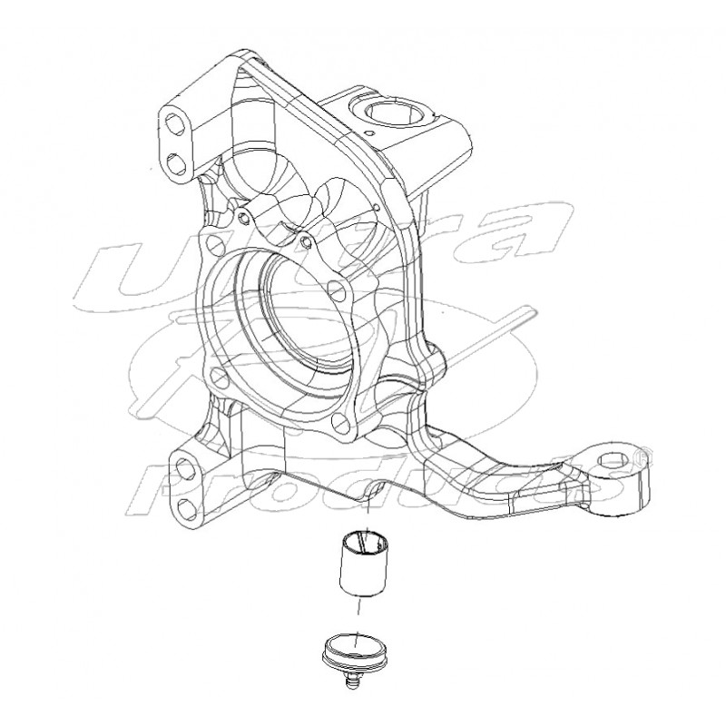 W8002501 Left Hand Side Knuckle Assembly Workhorse Parts