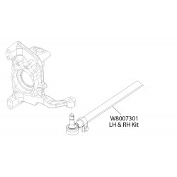 W8007301  -  Asm - Steering Tie Rod Ends & Tube (66" Length)