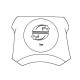 16868007 - Molded Pad Horn Asm 16868007 - Molded Pad Horn Asm