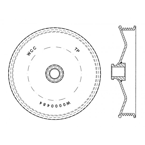 W8831618 - Power Steering Pump Pulley Asm W8831618 - Power Steering Pump Pulley Asm