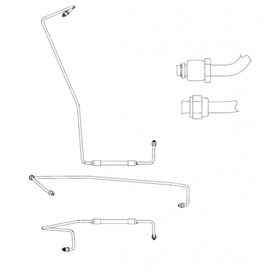 W0000956 - Hose Asm - Pump to Booster Inlet W0000956 - Hose Asm - Pump to Booster Inlet