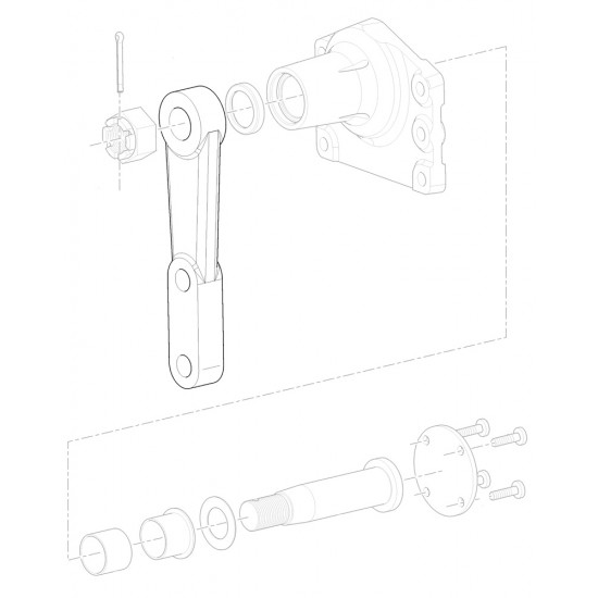 1436980053 - Westport Axle Kingpin Set (120500-4001 w/ Round Caps)