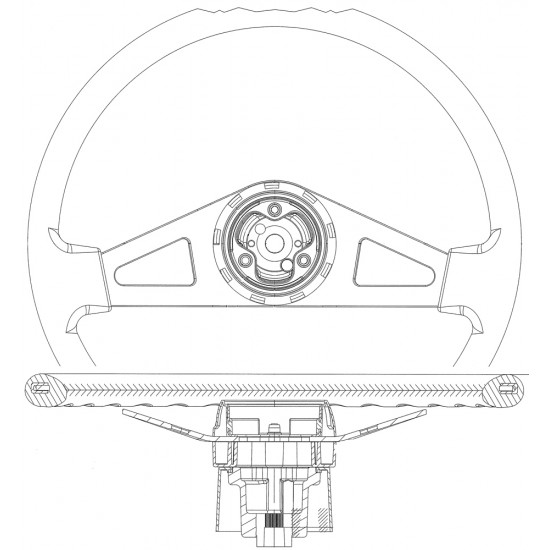 W0007801 - Upgraded Steering Wheel, 18" W0007801 - Upgraded Steering Wheel, 18"