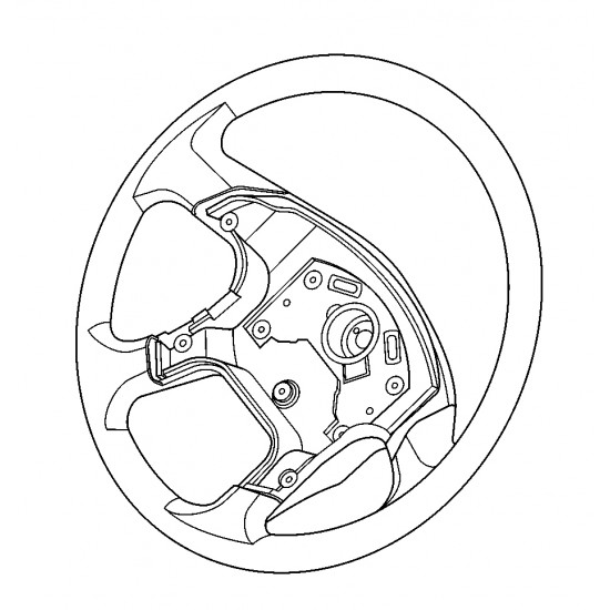W0009400 - Wheel Asm - Steering (Molded - 18") W0009400 - Wheel Asm - Steering (Molded - 18")