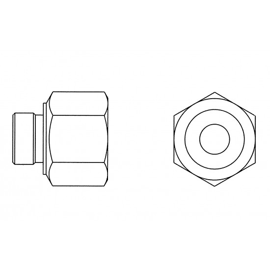 W0009670  -  Adapter-straight W0009670  -  Adapter-straight