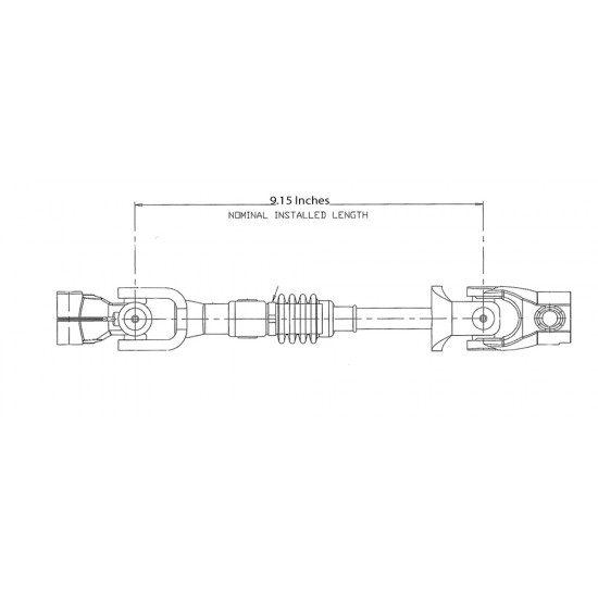 W0013805  -  Shaft Asm - Steering Intermediate