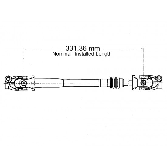 W8000319  -  Coupling Kit  Steering/gear 