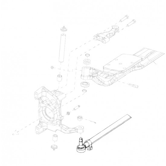 W8006511 - Tie Rod Assy W16/18 W8006511 - Tie Rod Assy W16/18
