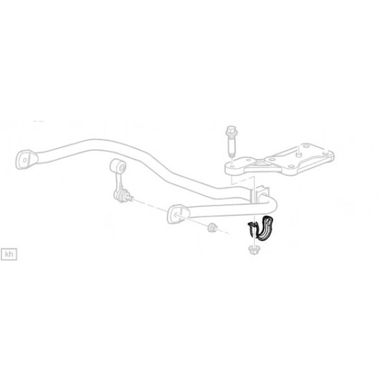 00357562  -  Bracket - Rear Sway Bar Bushing