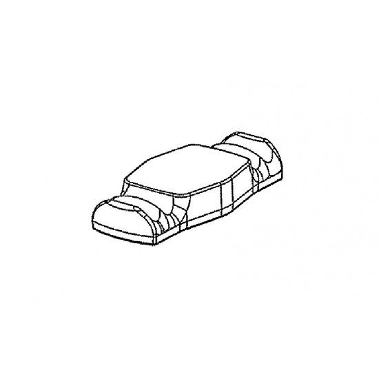 W0000456  -  Spacer - Rear Spring U-Bolt