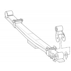 W0004329  - Spring & Shackle Asm - Rear LH