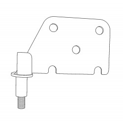 W0004842  -  Spacer and Lower Shock Mount Asm - Front Spring, RH