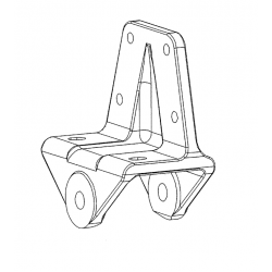 W0013981  -  Spring Hanger - Rear Front Suspension