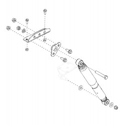 W8005803  -  Kit - W42 Front Upper Shock Bracket Upgrade (With Shocks)