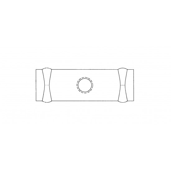 15676881 - Spacer - Rear Spring U-Bolt 15676881 - Spacer - Rear Spring U-Bolt