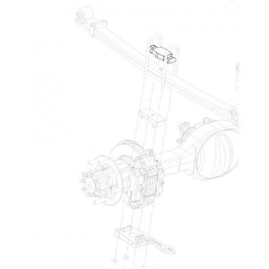 W0000456 - Spacer - Rear Spring U-Bolt W0000456 - Spacer - Rear Spring U-Bolt