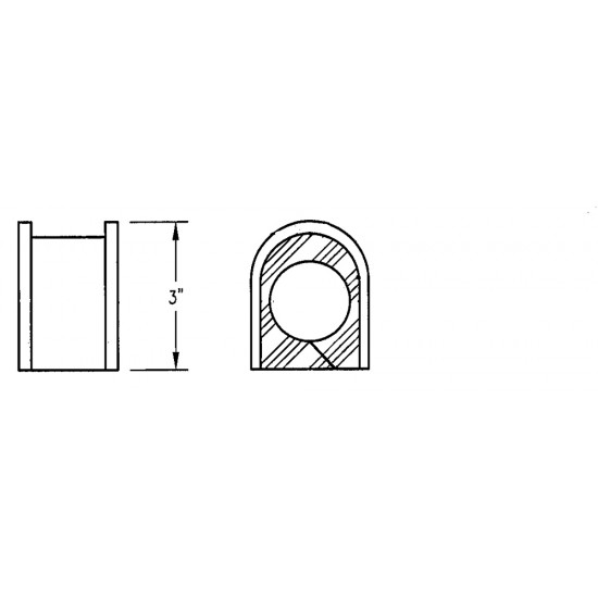 W0001171 - Bushing - Front Stabilizer (1-5/8" Split) W0001171 - Bushing - Front Stabilizer (1-5/8" Split)