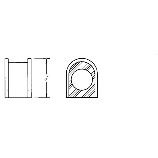 W0001172 - Insulator - Front Stabilizer (No-Split) W0001172 - Insulator - Front Stabilizer (No-Split)