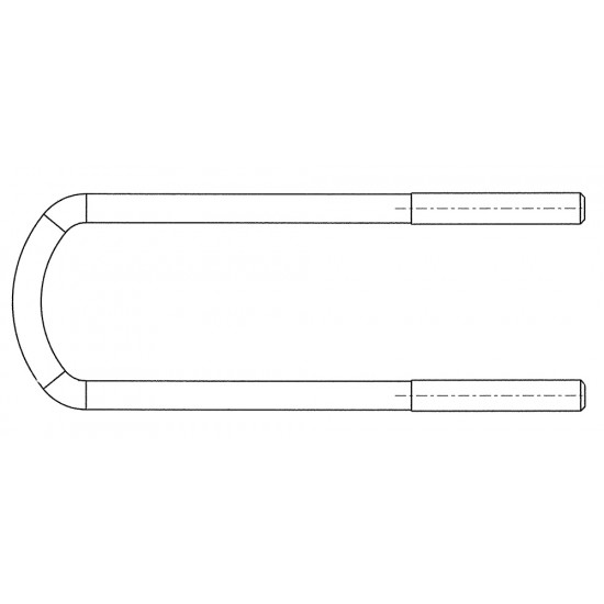 W0010047 - U-Bolt - Rear Axle Spring (3.06 Inches Gap 5/8-18) W0010047 - U-Bolt - Rear Axle Spring (3.06 Inches Gap 5/8-18)