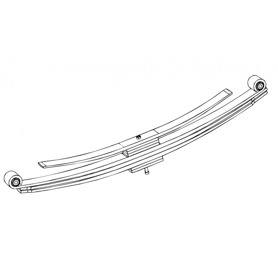 W0011978  -  Spring Asm Leaf Rear Des Ld 10000lbs (GP2)